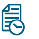Icône - Page et horloge