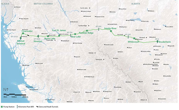 Northern Gateway Map