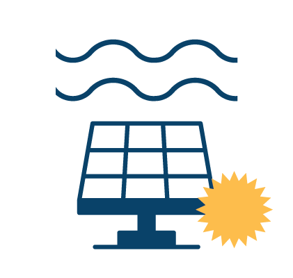 Water/rivers/ocean and Solar