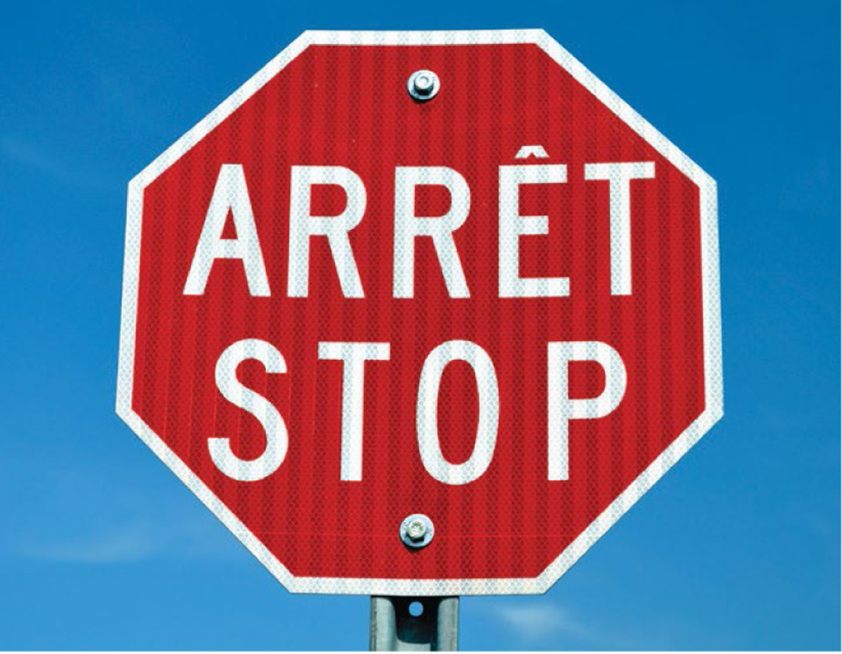 Stop sign