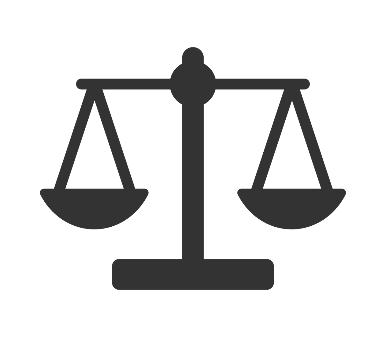 Icon &ndash; Image of legal scales