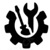Icon &ndash; Gear inside which there is a screwdriver and a wrench, illustrating the physical resources