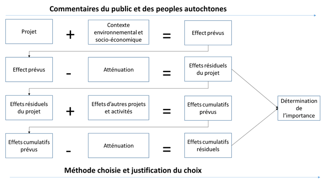 Figure&nbsp;A.2-1&nbsp;: Processus d&rsquo;évaluation environnementale et socioéconomique du point de vue du demandeur