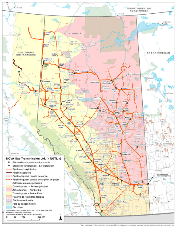 Demande de NOVA Gas Transmission Ltd. concernant les services et la conception des droits