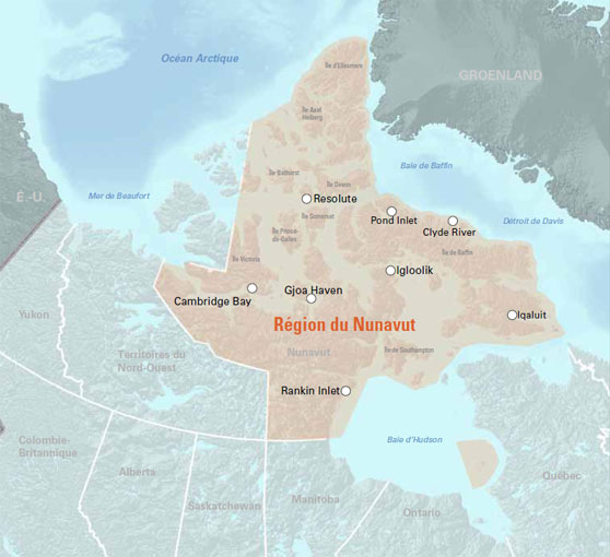 Région du Nunavut