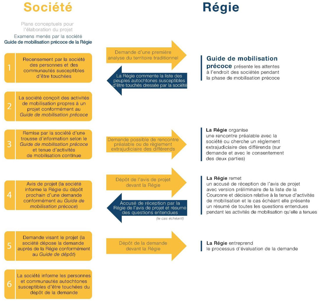 Figure&nbsp;1&nbsp;: Étapes de la phase de mobilisation précoce
