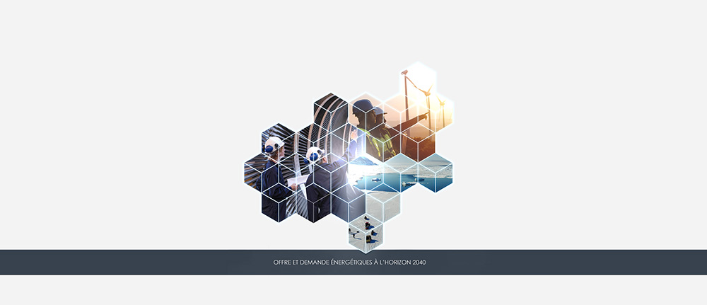 Graphisme de la page couverture du rapport Offre et demande énergétiques à l’horizon