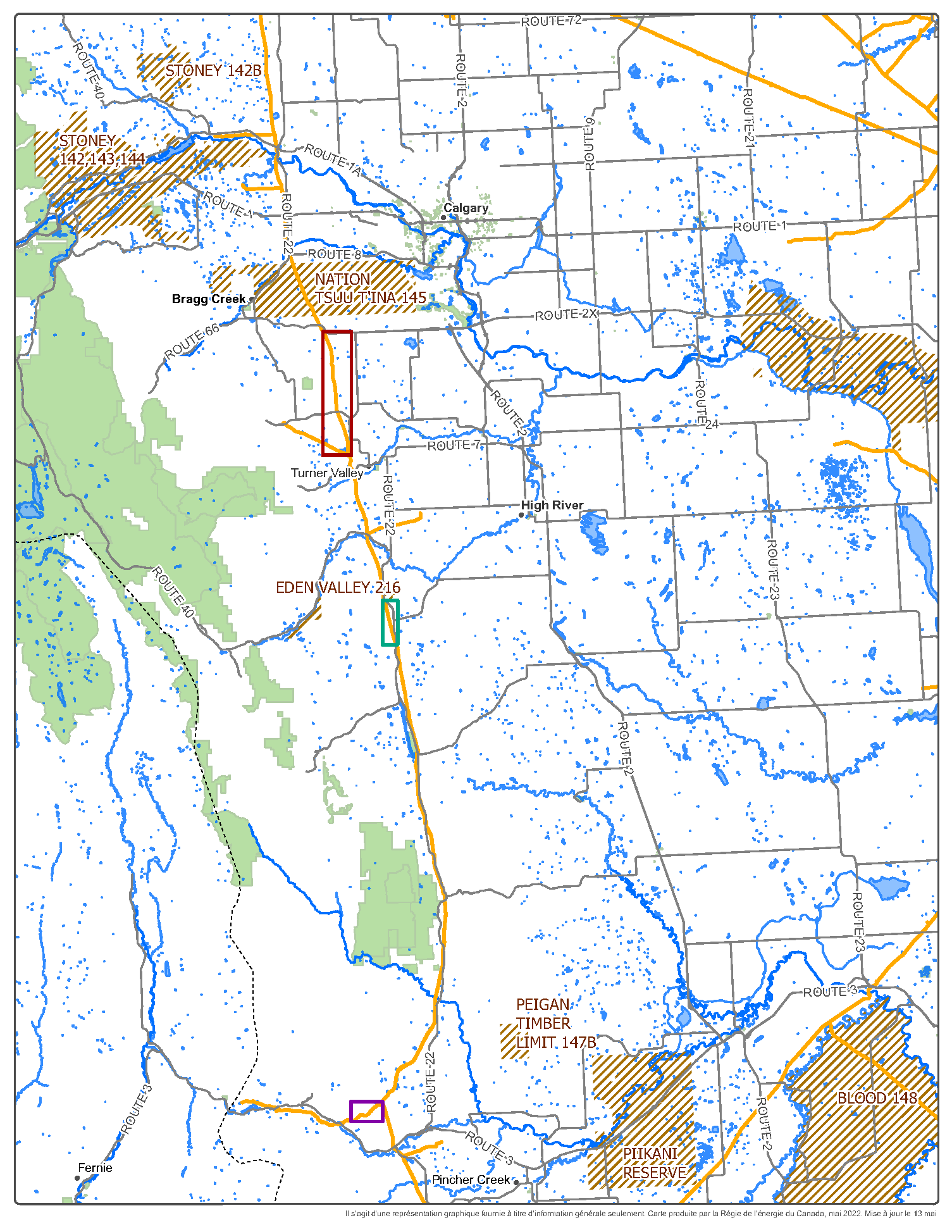 Carte du projet