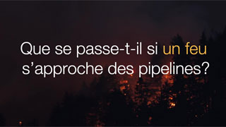 Sûreté des pipelines : feux de forêt