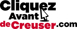 Logo&nbsp;: Cliquez Avant de Creuser